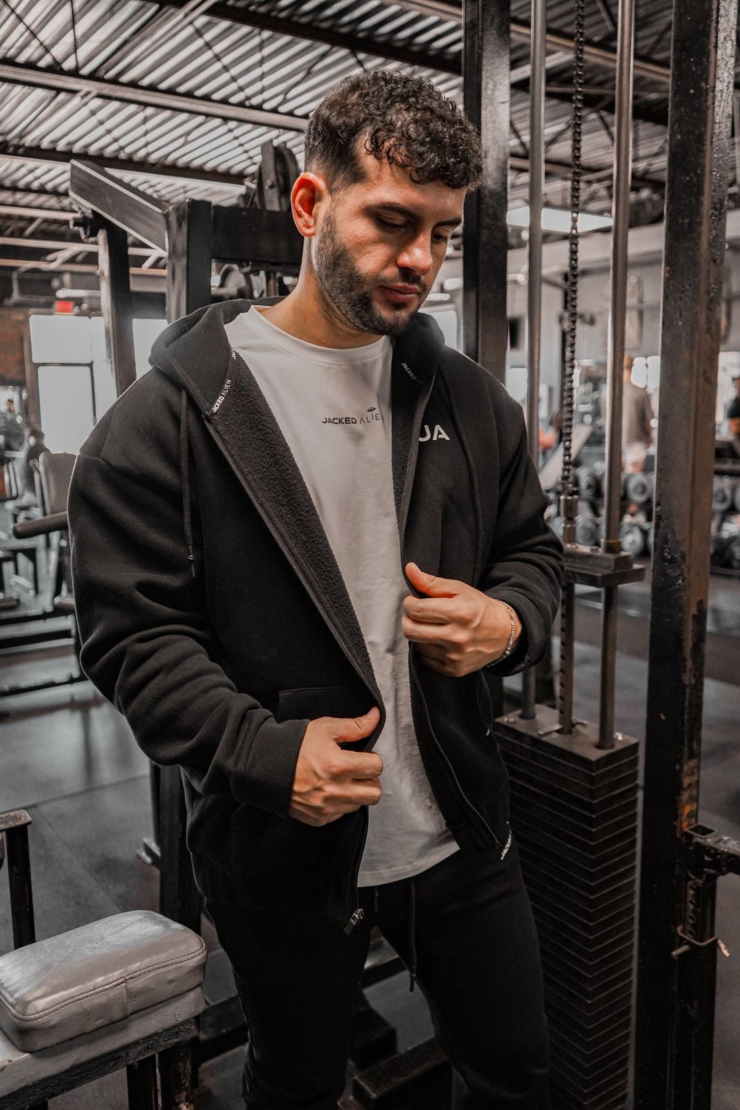 JA Zip Up Travel Hoodie