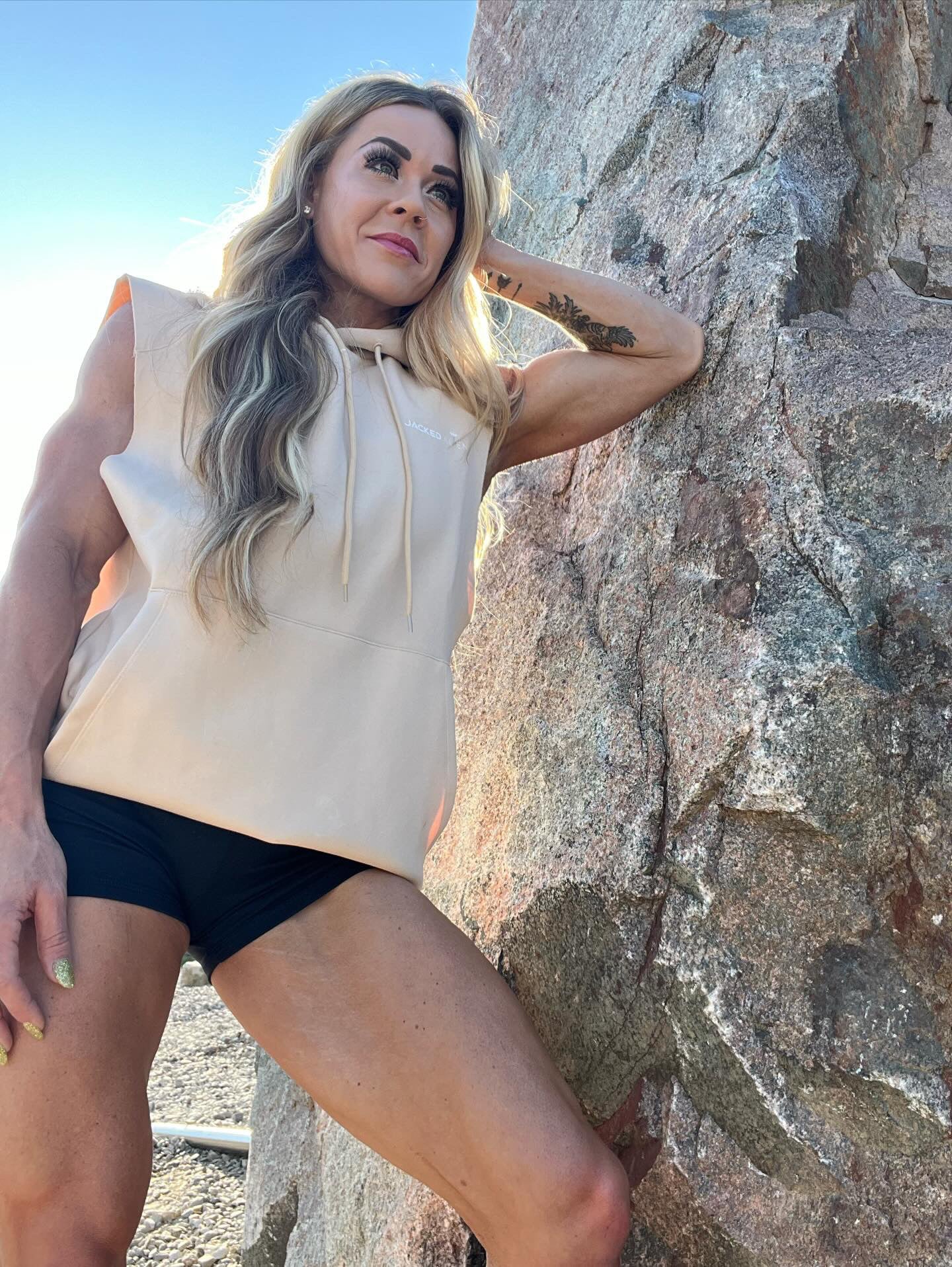 Desert Sleeveless Hoodie
