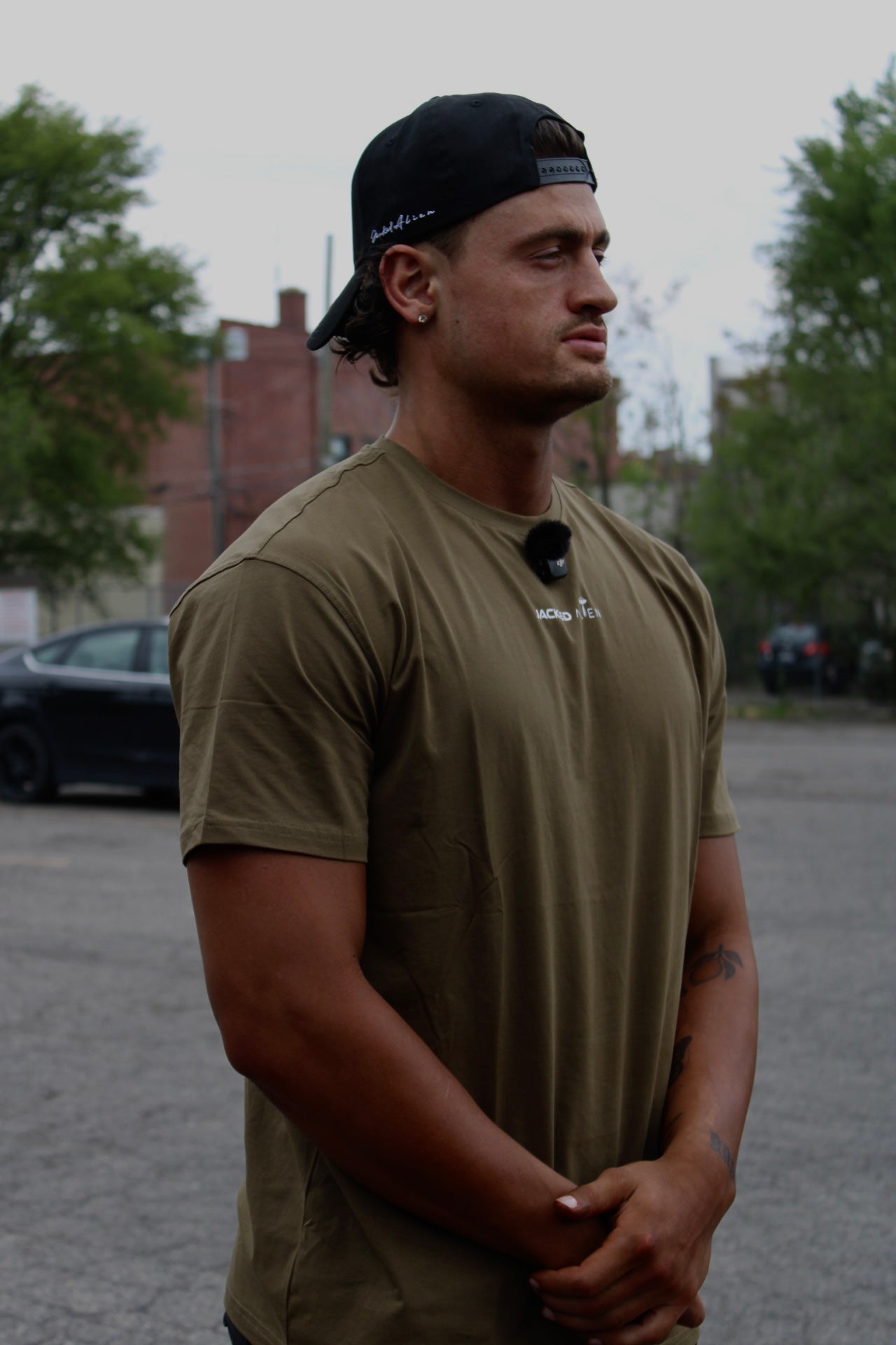 Time Jumper Shirt - Olive Green