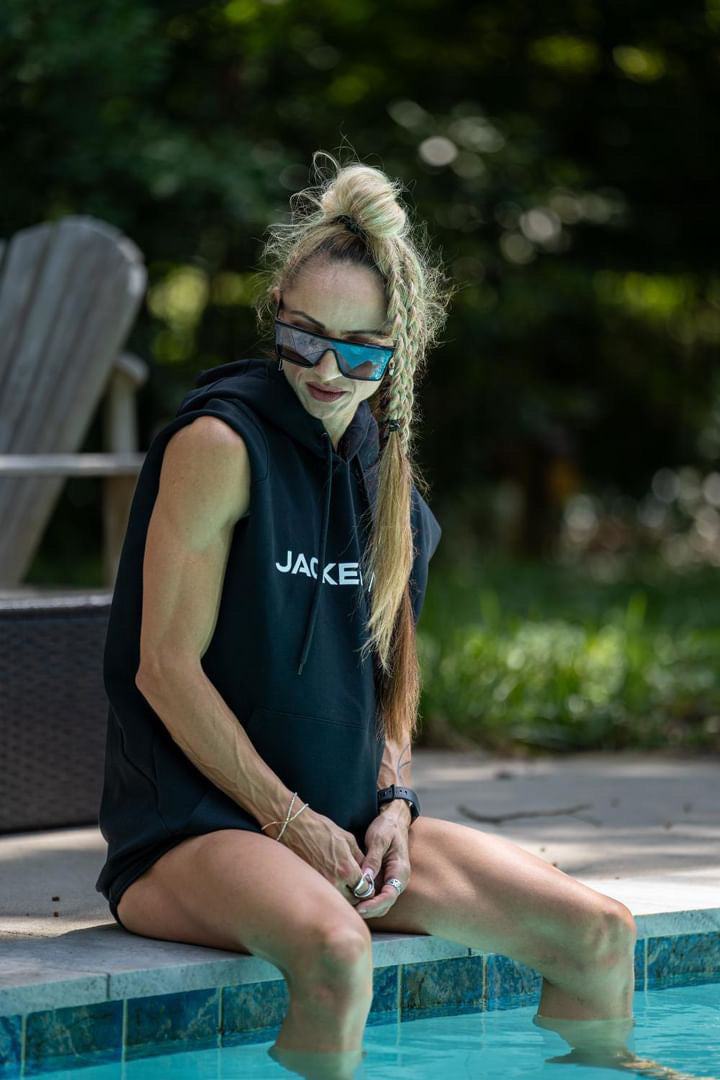 Jacked Club Black Out Sleeveless Hoodie