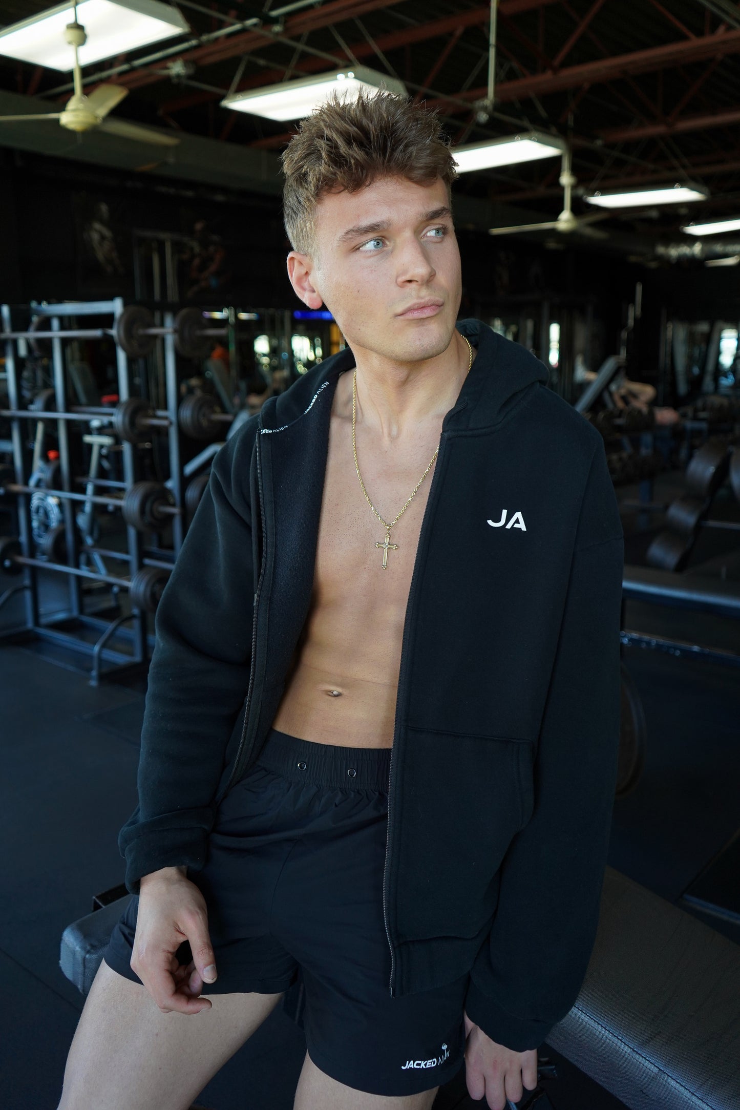JA Zip Up Travel Hoodie