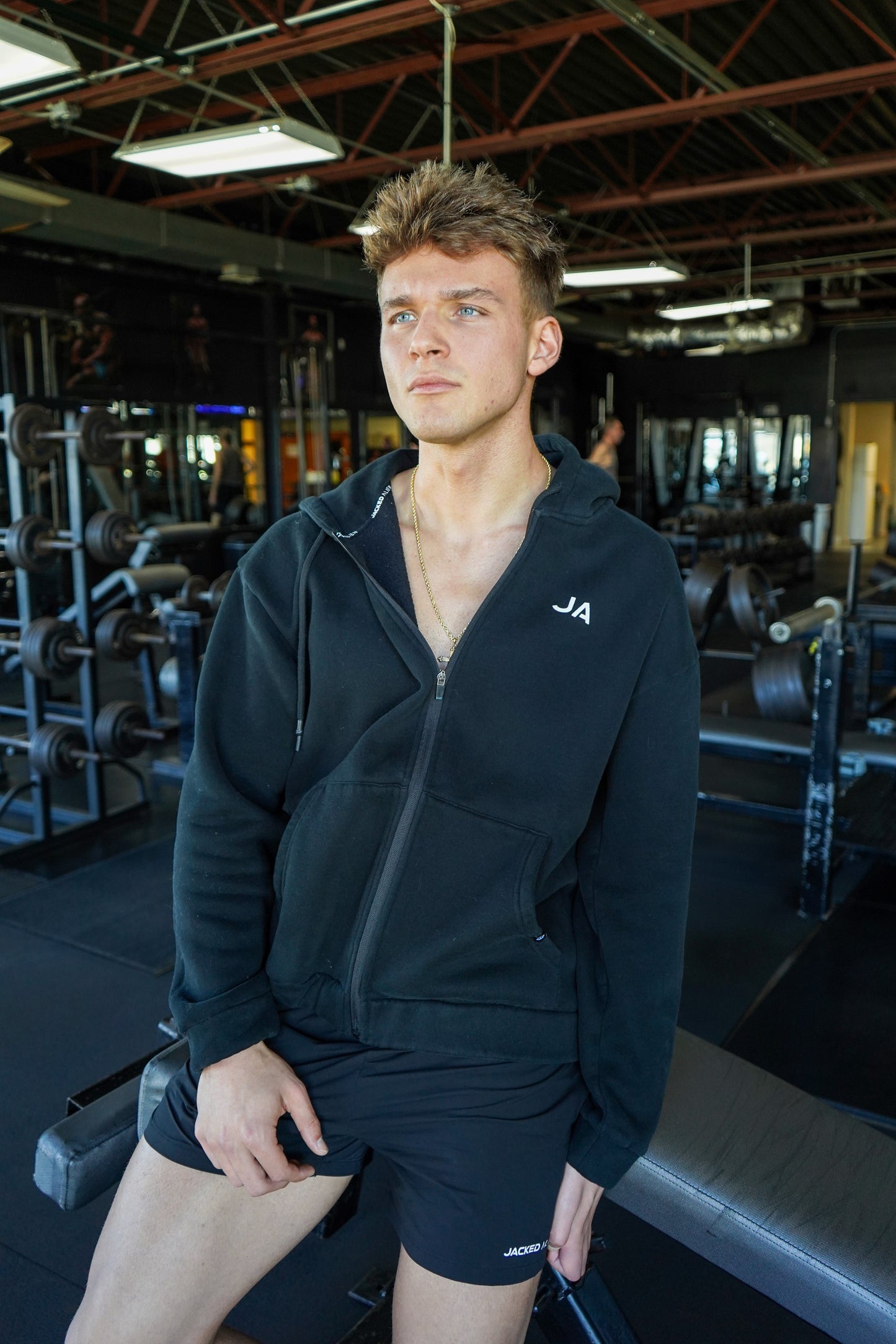 JA Zip Up Travel Hoodie