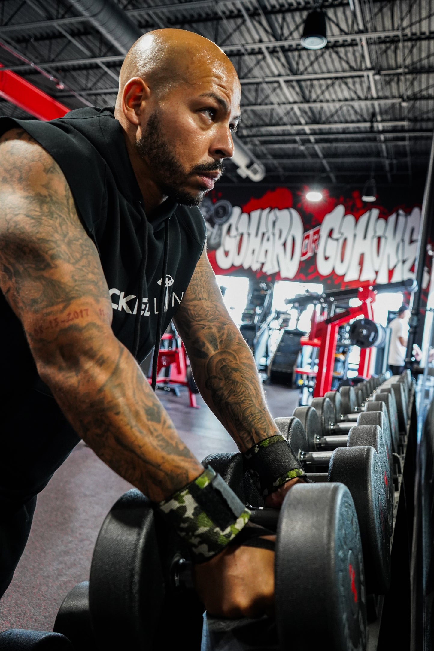 Jacked Club Black Out Sleeveless Hoodie