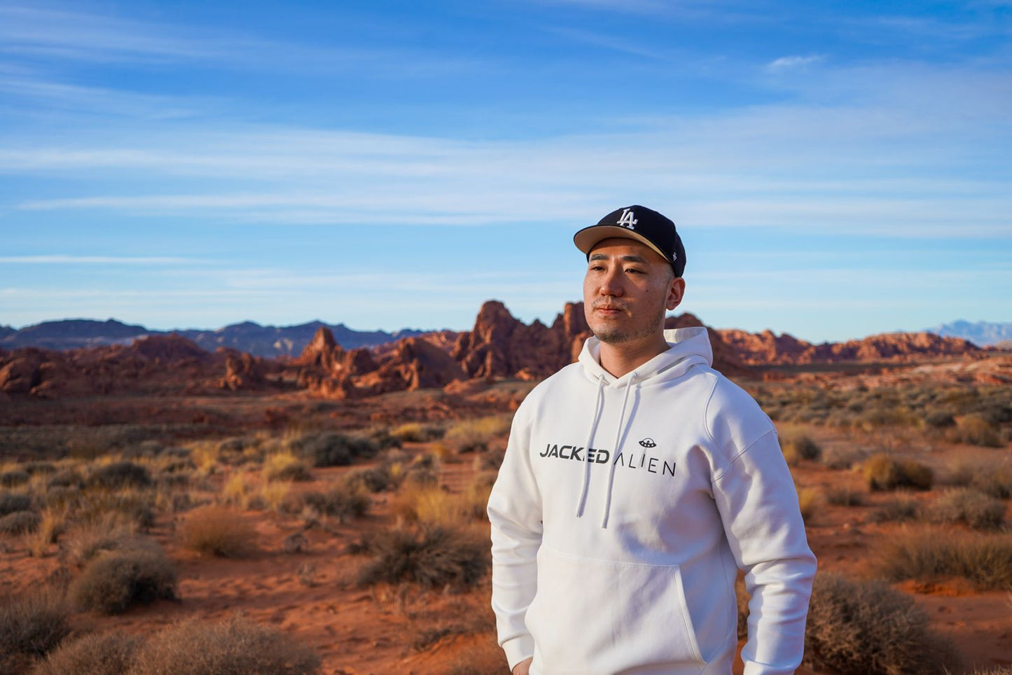 JACKED Club Cream White Hoodie