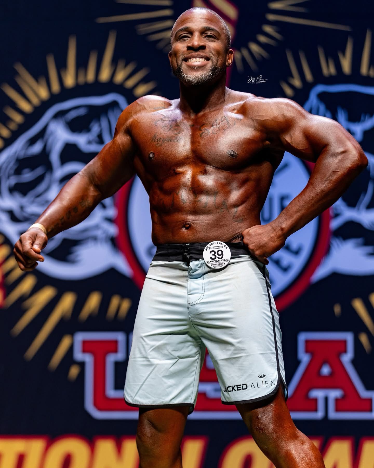 Men's Physique Competition Board Shorts