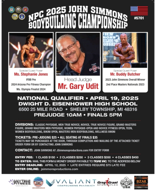 NPC 2025 John Simmons Bodybuilding Classic