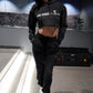JACKED Club Cropped Hoodie - Black