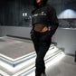 JACKED Club Cropped Hoodie - Black
