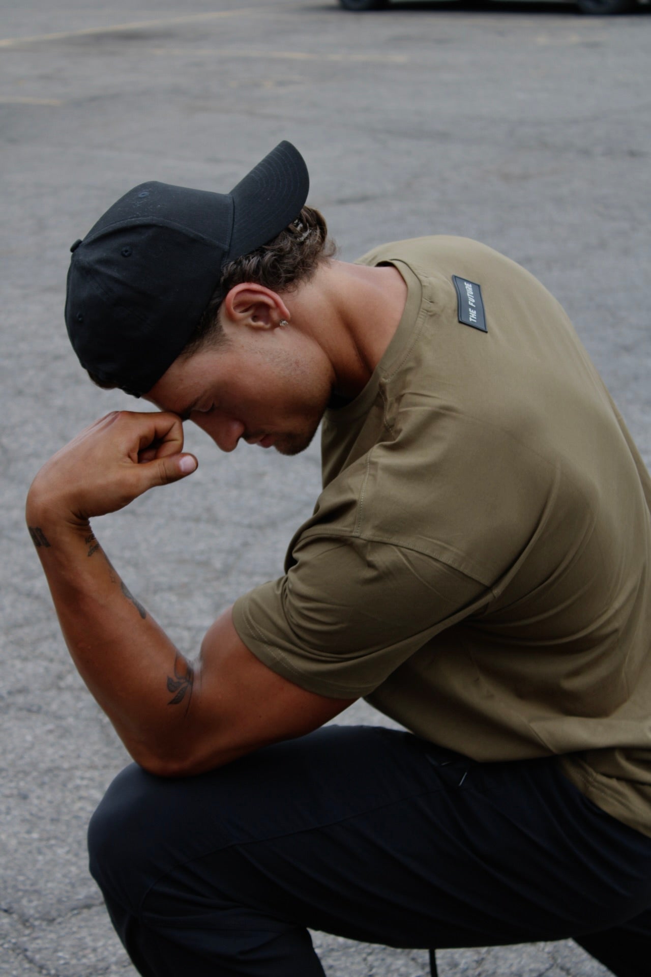 Time Jumper Shirt - Olive Green