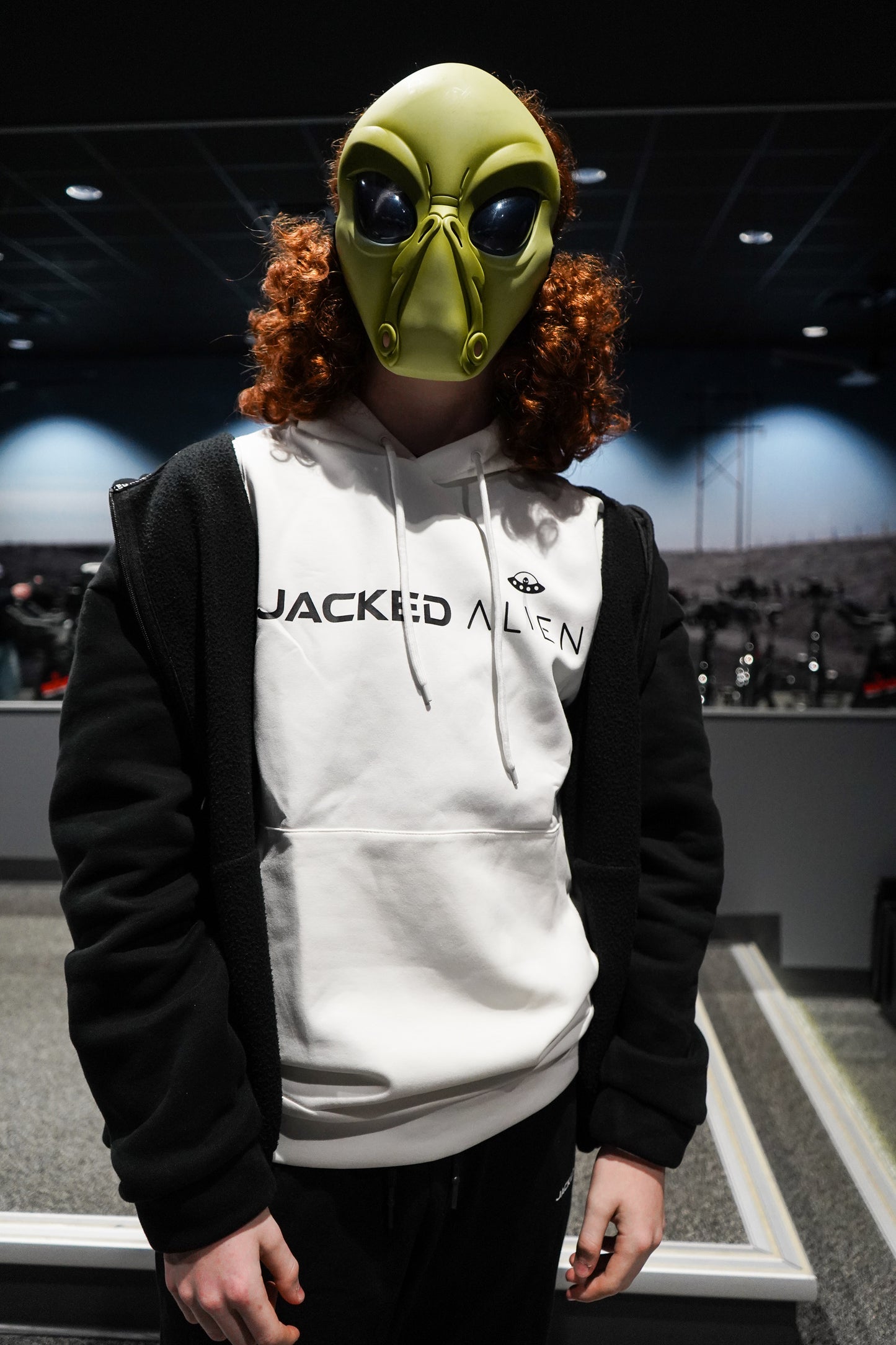 JACKED Club Cream White Hoodie