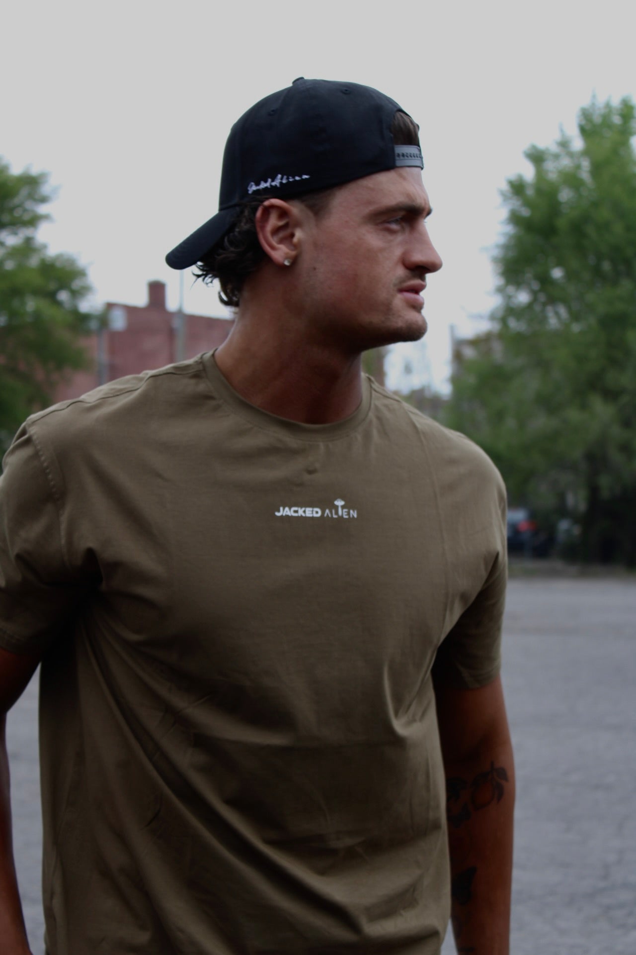 Time Jumper Shirt - Olive Green