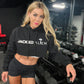 JACKED Club Cropped Hoodie - Black