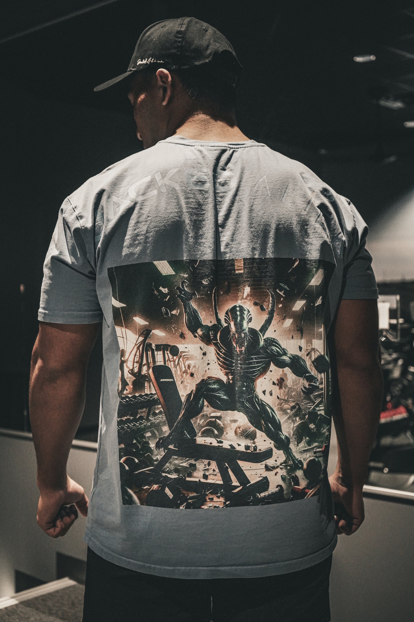 Lions Blue Alien Invader Graphic T-Shirt