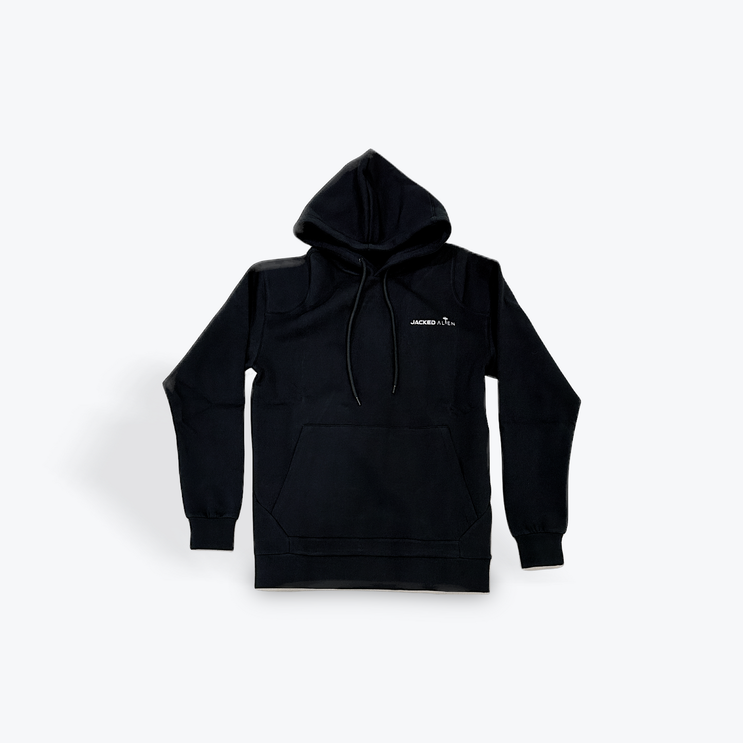 Black Jacked Alien Hoodie (Small Logo)