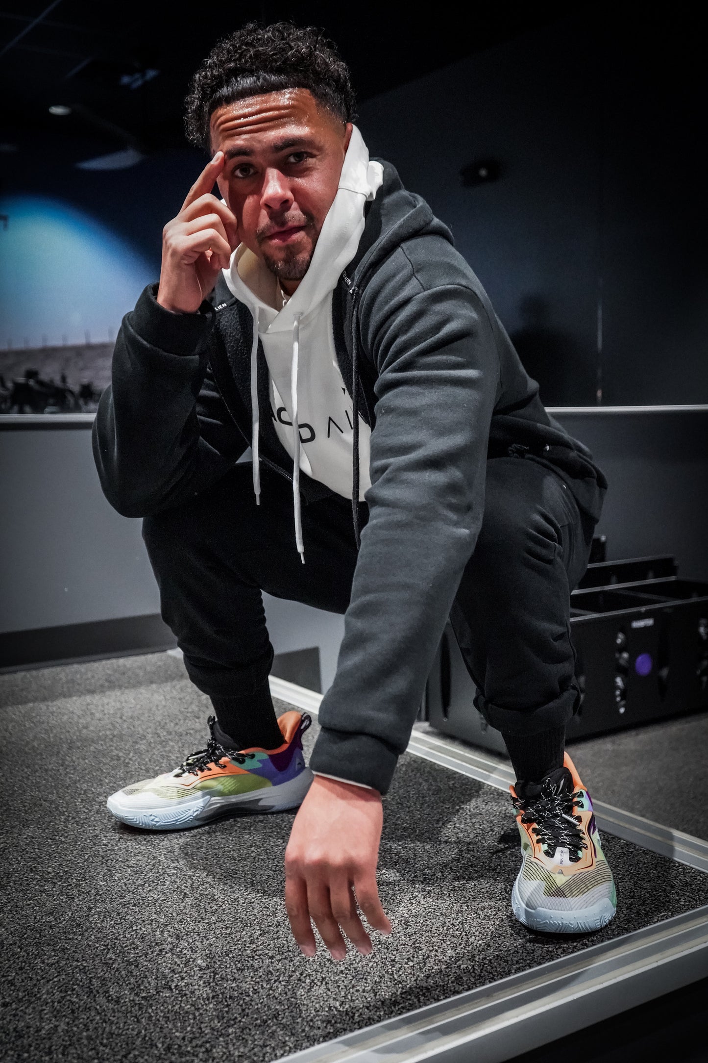 JACKED Club Cream White Hoodie