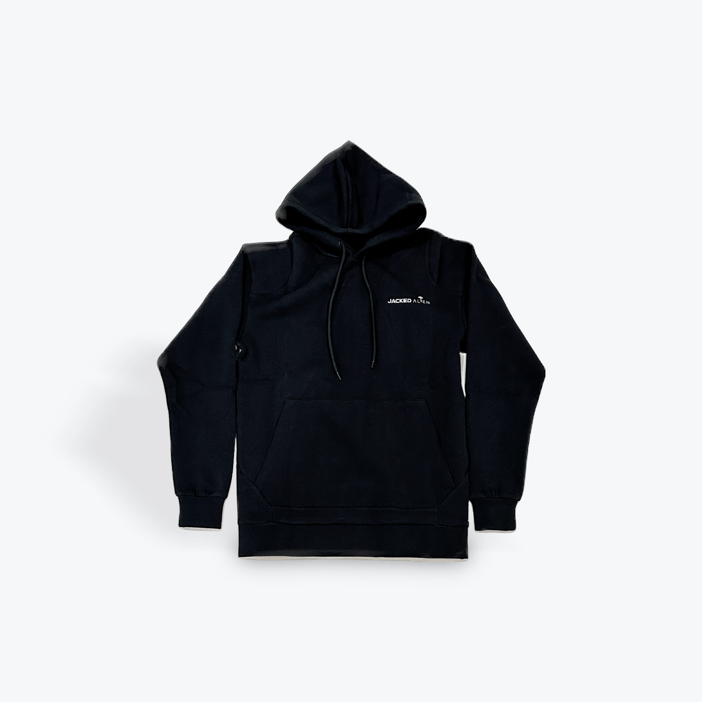 Black Jacked Alien Hoodie (Small Logo)