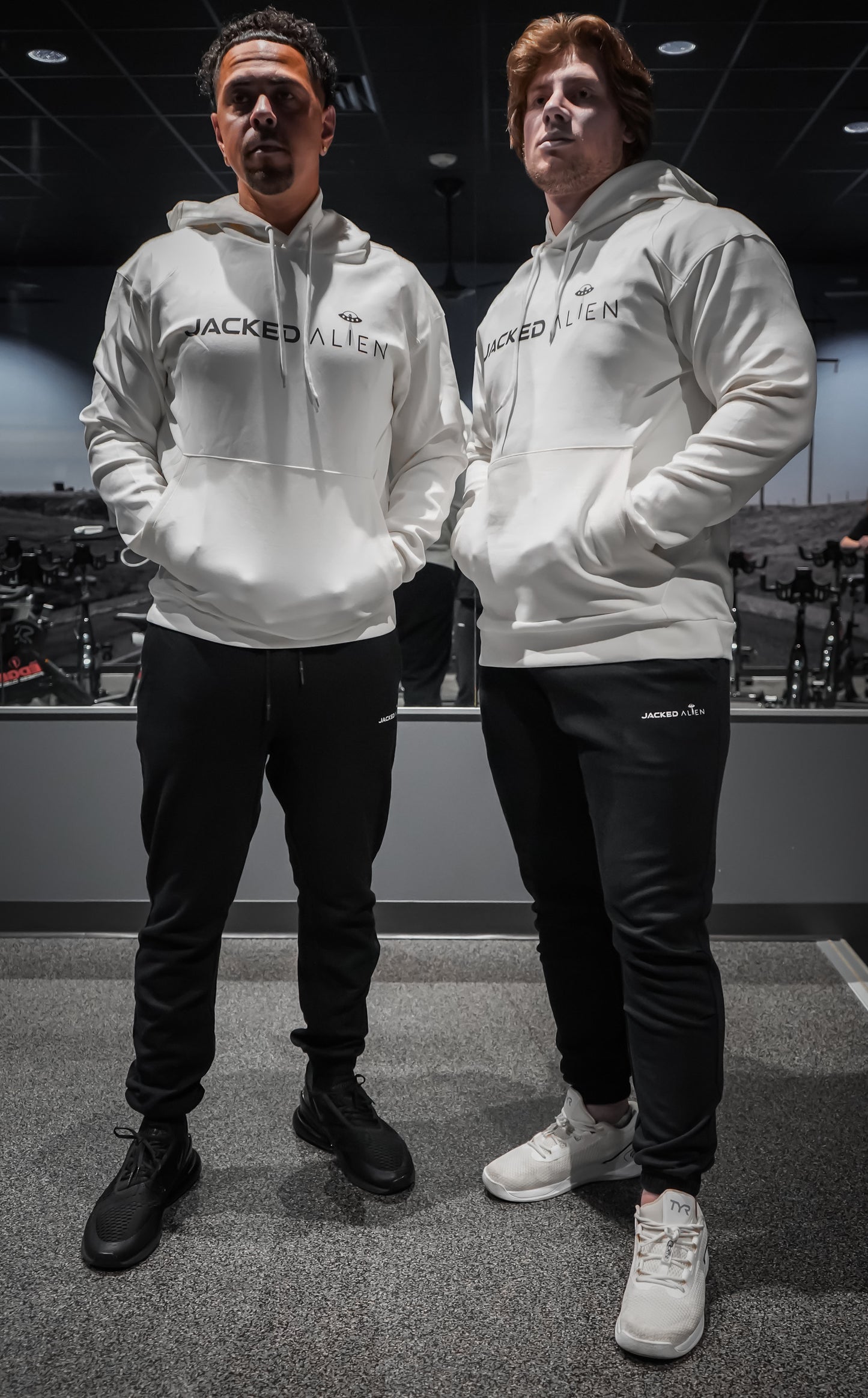 JACKED Club Cream White Hoodie