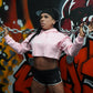 Pastel Power Cropped Hoodie