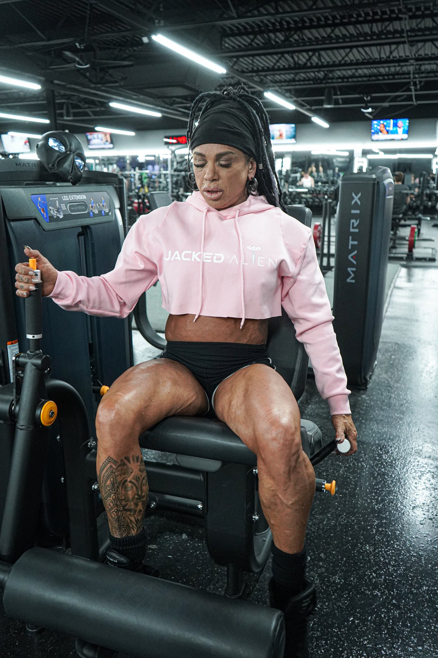 Pastel Power Cropped Hoodie