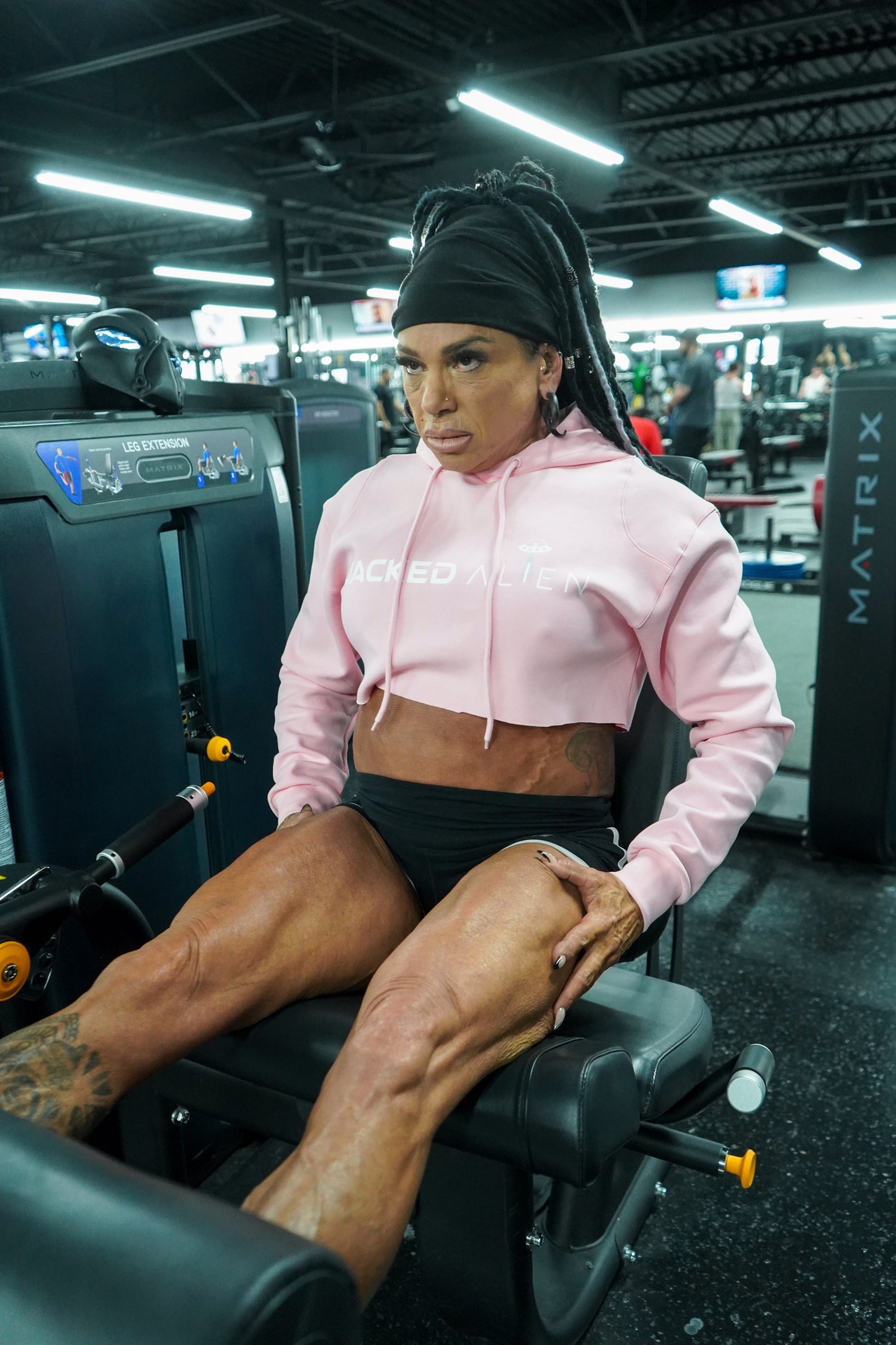 Pastel Power Cropped Hoodie