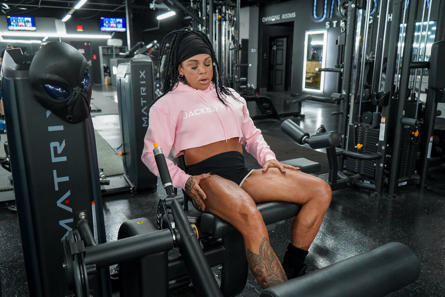 Pastel Power Cropped Hoodie