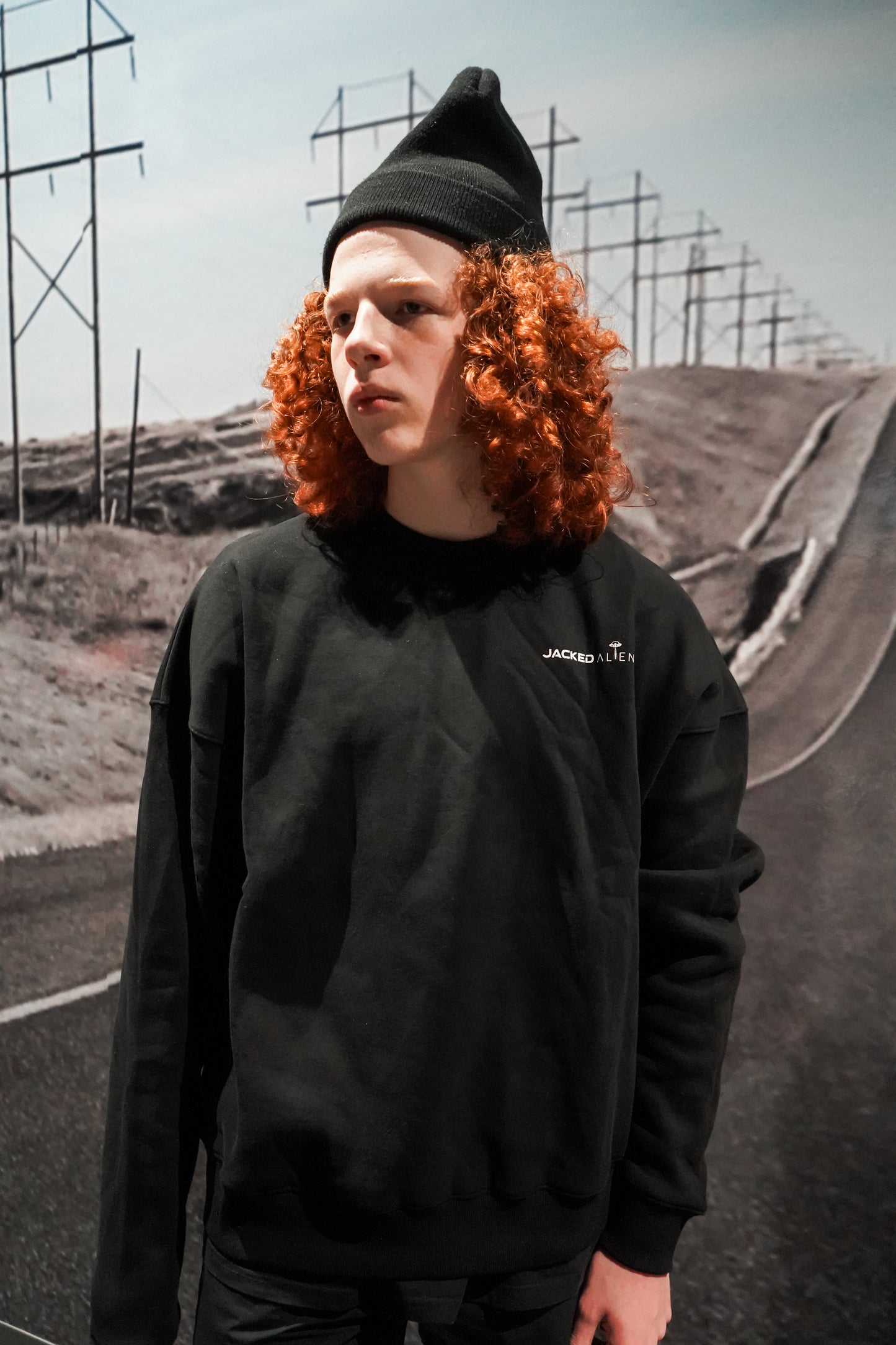 Jacked Alien Oversized Crewneck