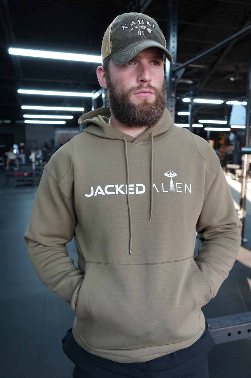 *Limited Edition* JACKED Club Hoodie - Olive