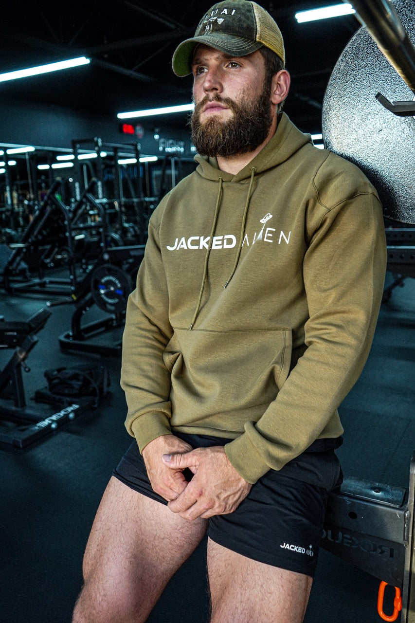 *Limited Edition* JACKED Club Hoodie - Olive