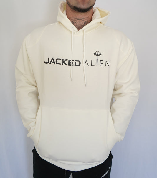 JACKED Club Cream White Hoodie