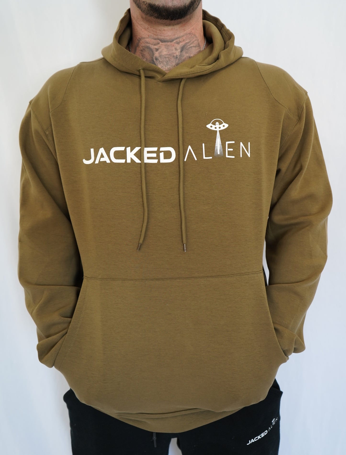 *Limited Edition* JACKED Club Hoodie - Olive