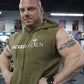 Jacked CLUB Olive Sleeveless Hoodie