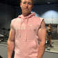 Pink JACKED Club Sleeveless Hoodie