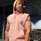 Pink JACKED Club Sleeveless Hoodie