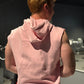 Pink JACKED Club Sleeveless Hoodie